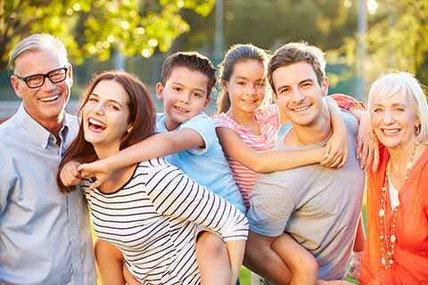 colorado springs dental laser treatment - smiling family